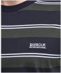 Men's Barbour International Bruce Striped T-Shirt - Black