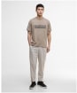 Men's Barbour International Bertie Logo T-Shirt - Brindle