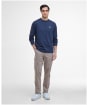 Men's Barbour International Louis Long Sleeve T-Shirt - Navy