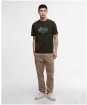 Men's Barbour International Morris Motorbike Graphic T-Shirt - Sage
