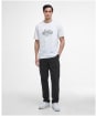 Men's Barbour International Morris Motorbike Graphic T-Shirt - Whisper White