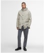 Men's Barbour Winter Ashby Waterproof Jacket - Washed Stone