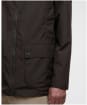 Men's Barbour Hooded Domus Waterproof Jacket - Black Oak