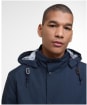 Men's Barbour Chelsea Mac Waterproof Jacket - Navy
