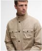Men's Barbour Ogston Waterproof Jacket - Washed Stone