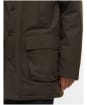 Men's Barbour Winter Beaufort Waterproof Parka - Black Oak