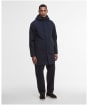 Men's Barbour Hooded Lorden Waterproof Mac - Navy