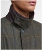 Men's Barbour Bedale Check Wool Jacket - New Brown