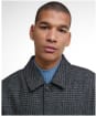 Men's Barbour Lorden Wool Overcoat - Charcoal