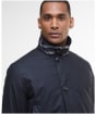 Men’s Barbour Waxed Mac - Navy / Midnight Oak