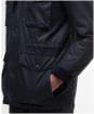 Men's Barbour Winter Sapper Waxed Jacket - Navy / Midnight Oak