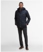 Men's Barbour Winter Sapper Waxed Jacket - Navy / Midnight Oak