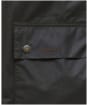 Men's Barbour Short Bedale Waxed Jacket - Olive