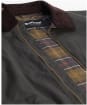 Men's Barbour Short Bedale Waxed Jacket - Olive
