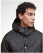 Men's Barbour Modern Beaufort Waxed Jacket - DARK BROWN/MIDNI