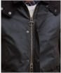 Men's Barbour Modern Beaufort Waxed Jacket - DARK BROWN/MIDNI