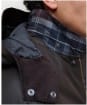 Men's Barbour Modern Beaufort Waxed Jacket - DARK BROWN/MIDNI