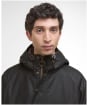 Men's Barbour Reel Waxed Parka - Sage
