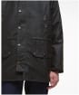 Men's Barbour Reel Waxed Parka - Sage