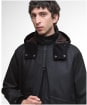 Men's Barbour Re-Engineered Bardon Spey Waxed Jacket - Black