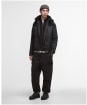 Men's Barbour Re-Engineered Bardon Spey Waxed Jacket - Black