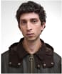 Men's Barbour Re-Engineered Bardon Spey Waxed Jacket - Olive