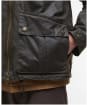 Men's Barbour Re-Engineered Bardon Spey Waxed Jacket - Olive