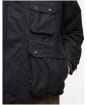 Men's Barbour Re-Engineered Utility Bedale Waxed Jacket - Black