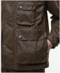 Men's Barbour Re-Engineered Utility Bedale Waxed Jacket - Beech