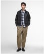 Men's Barbour Modern Royston Waxed Jacket - Navy