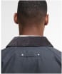 Men's Barbour Lorden Waxed Mac - Grey