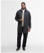 Men's Barbour Lorden Waxed Mac - Grey