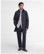 Men's Barbour Lorden Waxed Mac - Navy