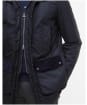Men's Barbour Modern Border Wax Jacket - Navy