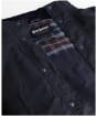 Men's Barbour Modern Border Wax Jacket - Navy