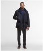 Men's Barbour Modern Border Wax Jacket - Navy