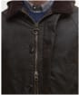 Men's Barbour Beaudale Wax Trench Coat - Dark Brown