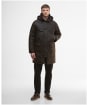 Men's Barbour Beaudale Wax Trench Coat - Dark Brown