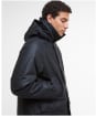 Men's Barbour Beaudale Wax Trench Coat - Navy