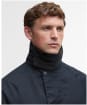 Men's Barbour Country Waxed Mac Jacket - Navy