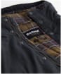 Men's Barbour Bedale Wax Parka - Navy