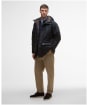 Men's Barbour Bedale Wax Parka - Navy