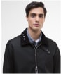 Men's Barbour International Marker Waxed Jacket - Black