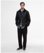 Men's Barbour International Marker Waxed Jacket - Black
