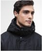 Men's Barbour International Oakdale Wax Jacket - Black