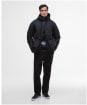 Men's Barbour International Oakdale Wax Jacket - Black