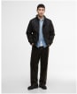 Men's Barbour International Mayburn Waxed Jacket - Black