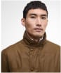 Men's Barbour International Mayburn Waxed Jacket - Sand