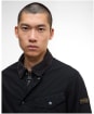 Men's Barbour International Drifter Washed Waxed Jacket - Black