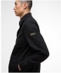 Men's Barbour International Drifter Washed Waxed Jacket - Black